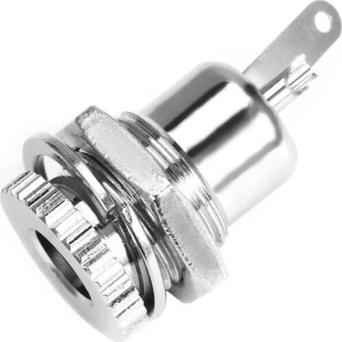 DC Power Jack Socket Female Panel Mount Connector For 2.1/5.5mm DC Power Plug