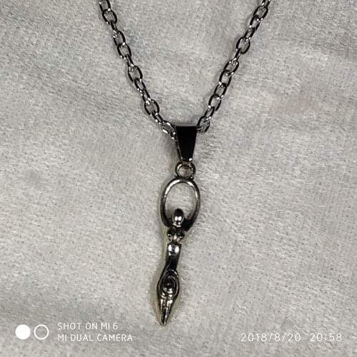 GYWYN New Bohemian Style Goddess Pendant Necklace Goddess Necklace 10pcs Wholesale