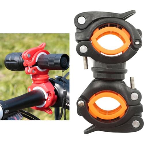 1PC Bicycle Light Bracket Bike Lamp Holder LED 360 Degree Rotatable Bike Accessories Torch Headlight Pump Stand Quick Release
