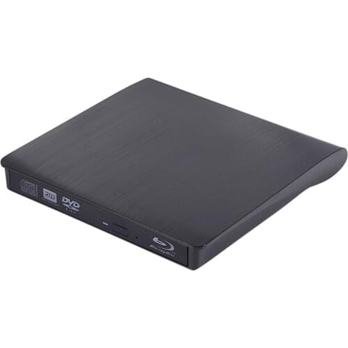 HOT-For Laptops Ultra Thin External USB 3.0 Blu Ray Burners BD-RE CD/DVD RW Burners Can Play 3D 4K Blu Ray Discs