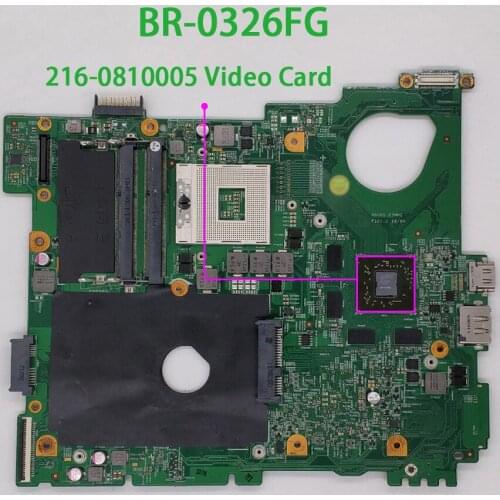 Genuine CN-0326FG BR-0326FG 0326FG 326FG HM67 Laptop Motherboard Mainboard for Dell Vostro 3550 V3550 Notebook PC