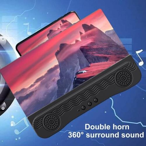High Definition Screen Amplifier Mobile Phone Screen Magnifier Loop Bracket Increase Stand For Iphone Samsung Xiaomi Smartphone