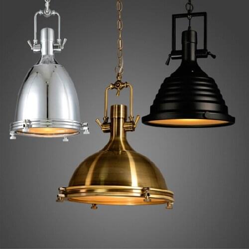 Industrial Style Retro Pendent Lamp Creative Personality Bar Restaurant Iron Metal Pendent Lamp Pendant Lights Kitchen