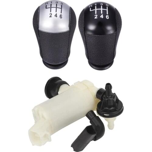 Gear Stick Shift Knob for Ford Focus Mondeo Fiesta C-Max with Washer Pump Washer Motor for Honda CR-V Odyssey Civic