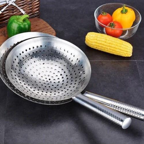 Stainless Steel Skimmer Strainer Colander Mesh Deep Fryer Oil Frying Scoop Noodles Dumpling Sieve Kitchen Tools Kitchenware