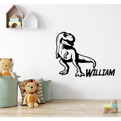 Fun Cartoon dinosaur Home Decor Vinyl Wall Stickers Decor Living Room Bedroom Removable Wall Art Decal