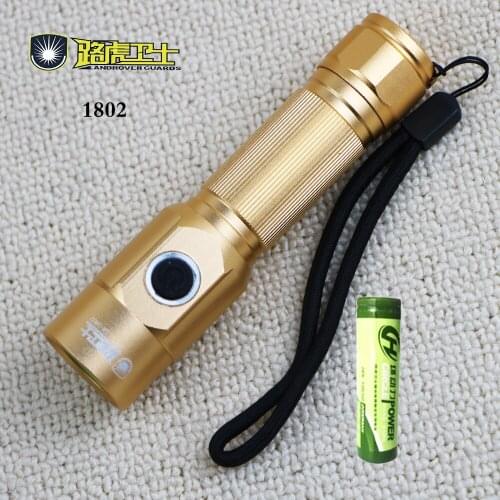 LED LH-1802 strong light flashlight 1000LM usb rechargeable mini ultra-small portable lamp 18650 battery rechargeable outdoor li