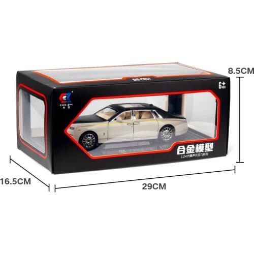 TAKARA TOMY 1:24 Model Car Boy Sound Light Toy Car Gift Collection with Acousto-optic Return Force Rolls-Royce Phantom