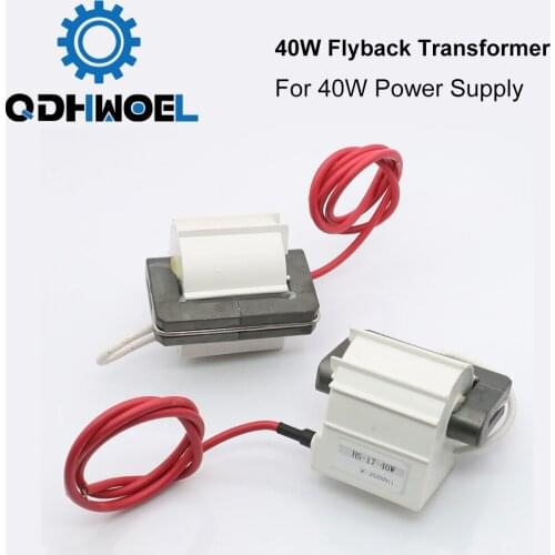 High Voltage Flyback Coil Transformer for CO2 40W Laser Power Supply