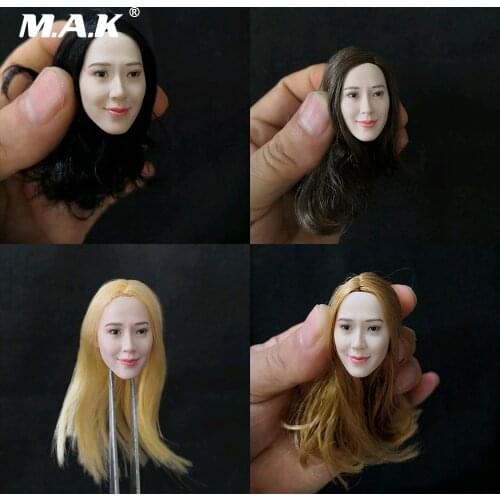 In stock 1/6 Female Head Carving Young Girl Head Sculpt Head Model F 12'' action Figure