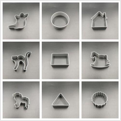 Diy Cookie Mold Cutter Made of Aluminum Alloy DIY Baking Lovely Cute Shape Cookie Molds Bread Tool 1 Piece