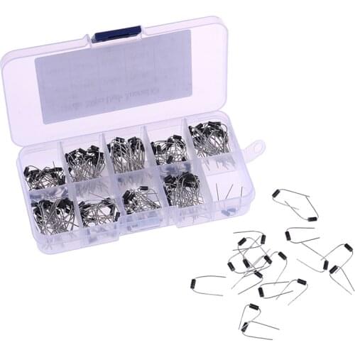 10Values X20 200pcs Rectifier Diode Schottky Assortment Electronic Kit 1N4001~1N4007 1N5817 1N5818 1N5819 With Storage Box