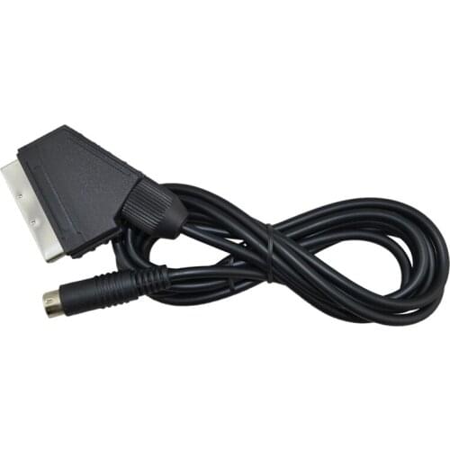 Xunbeifang 100pcs a lot Wholesale Scart Cable for SEGA Saturn NTSC and PAL Plug