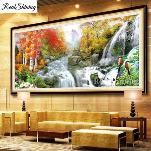 Diamond Painting DIY Win instant success Cross stitch ,Birds flowers landscape scenery series Full Square Round Diamond F1046