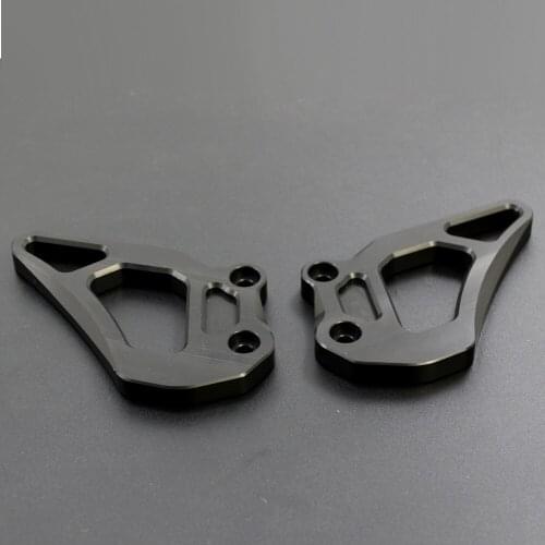 Motorcycle CNC Aluminum Foot rest Foot Pegs Heel Plates Guard Protector For BMW R1200GS LC 14-18 R1200GS ADV 2014-2018