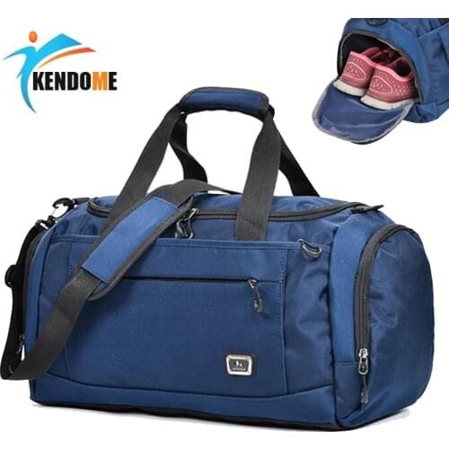 Hot Outdoor Professional Large Sports Bag Gym Bag Men Women Independent Shoes Storage Training Bag Portable Shoulder Fitness Bag