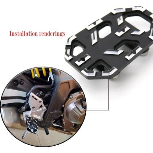 Motorcycle Accessories CNC Metal Wide Pedal Road Non-Slip Pedals Suitable For Honda CB650R CB 650R 2019-2020