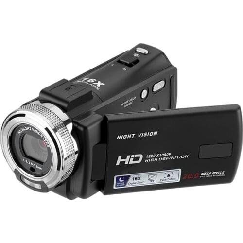 Newest 20MP 1080P Night Vision Digital Video Camera HD Denifition Camcorder With 16X Digital Zoom 3''Inch Screen