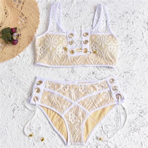 De La Chance Black And White Swimwear