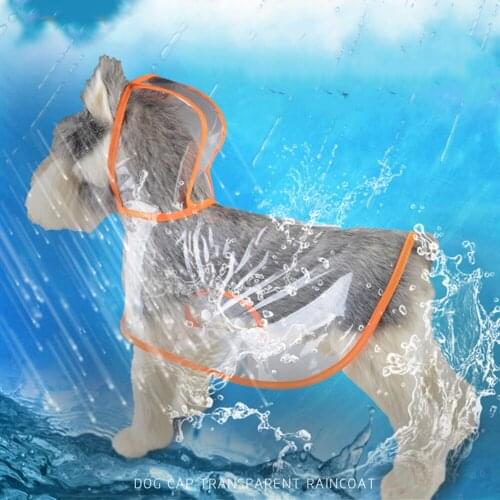 Pet cat and dog waterproof raincoat spring and summer dog raincoat jacket clothes for small, medium and large dogs pet supplies