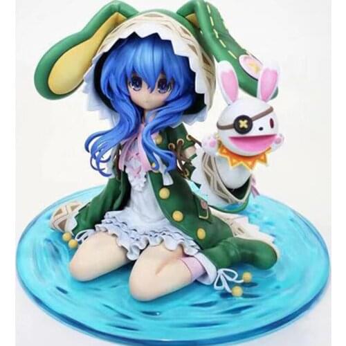 DATE A LIVE Yoshino Anime Action Figure Reclusive Kneeling Position Beautiful Sexy Girls PVC Collection Model Dolls Toy for Gift