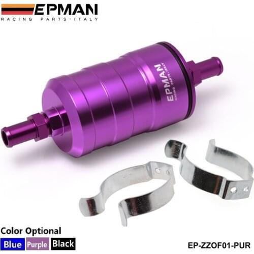 Racing Fuel Filter UNI Competition 10Micron Paper Filter Complete (Blue Black Purple) EP-ZZOF01