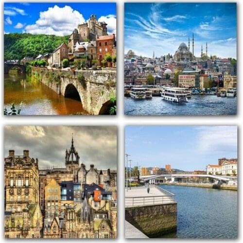 K Decoration 4'lü Mdf Coaster KMBA 1007 decorative objects Декоративные элементы Objetos decorativos