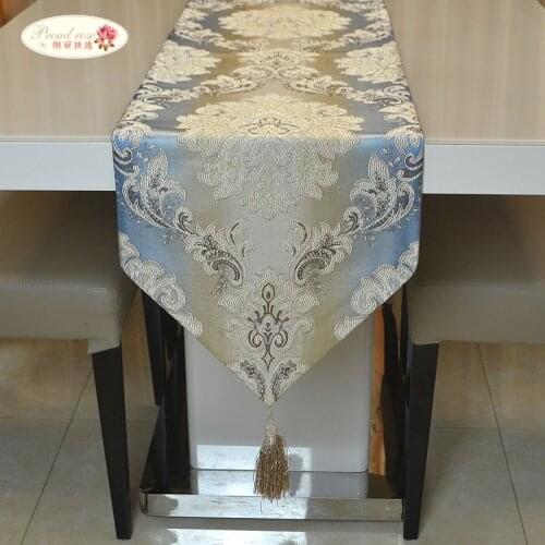 Proud Rose Fashion Gradient Table Cloth Table Runner European Style Table Flag Bed Flag Modern Household Dining Table Decoration