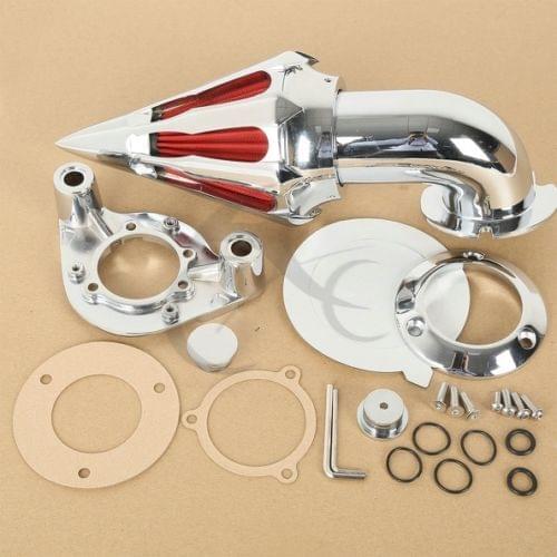 TCMT Motorcycle Air Filter Kit Intake Set For Harley XL 1200 883 Sportster 1991-2006 97 98 99 01
