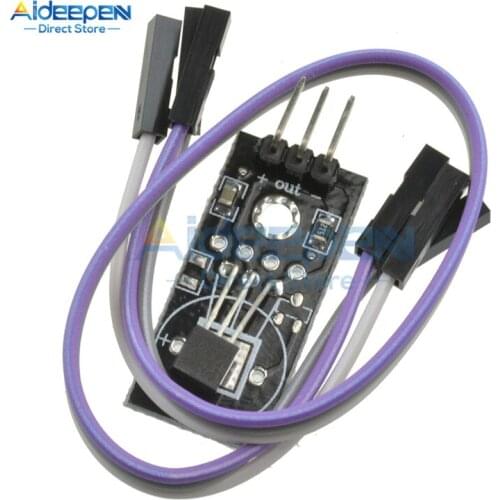 DC 5V DS18B20 Temperature Measurement Module Board With Dupont Wire 18B20 Temperature Sensor Detection Board For Arduino