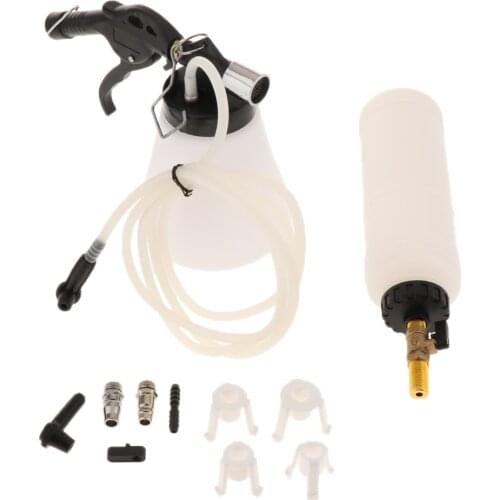 Pneumatic Brake Fluid Bleeder Kit Car Air Extractor Clutch Oil Bleeding Tool