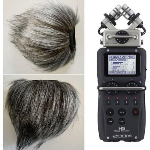 Profession Microphone Furry Wind Cover For ZOOM H5 H6 Four-Track Portable Recorder Voice Recording Pen New Style HN-15