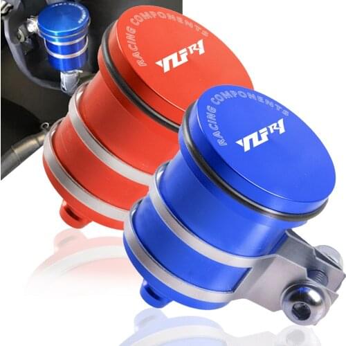 Motorcycle Rear Brake Fluid Reservoir Clutch Tank Oil Fluid Cup Cover For Yamaha YZF-R1 YZF R1 YZFR1 2004-2016 2011 2012 2013