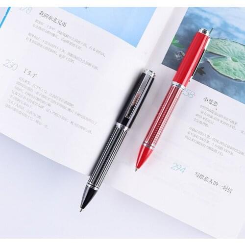 Luxury quality ball point pens New School student office Supplies Business office Metal Design Signature