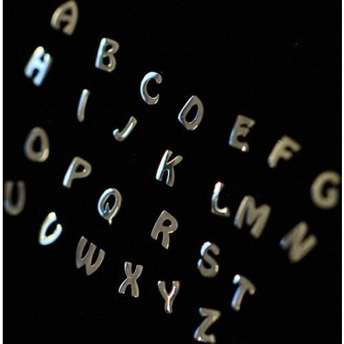 Liemjee Elegant S925 Silver 14K Gold Plated 26 Letters Earrings Fashion Jewelry For Women Luxury Namour Charm Gift All Seasons