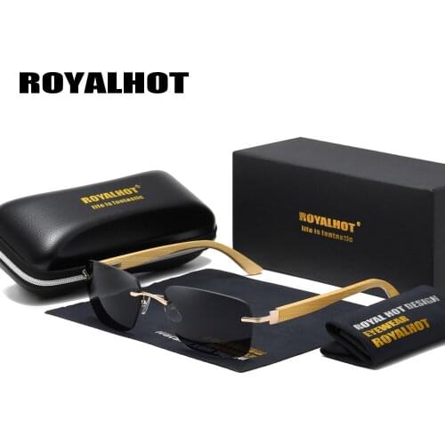 RoyalHot Men Women Bamboo Wooden Rectangle Square Frame Sunglasses Driving Sun Glasses Shades Oculos masculino Male 900127