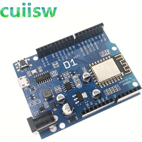 Smart Electronics ESP-12F ESP-12N WeMos D1 WiFi uno based ESP8266 shield for arduino Compatible IDE