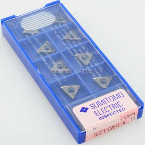 JAPAN original TCGT110202 L-W TCGT110204L-W T1200A boring inserts carbide Turning inserts for turning tool holder
