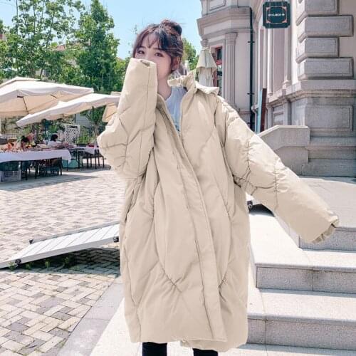 Jacket Women Cotton Padded Plus Size Koreaning Loose Dames Jassen Winter Coat New Manteau Veste Femme Warm Female Parka A086