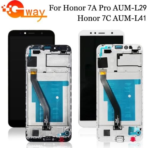 5.7" For Honor 7A LCD Display+Touch Screen Digitizer+Frame For Huawei Honor 7A Pro Display Honor 7C AUM-L33 AUM-L29 AUM-L41