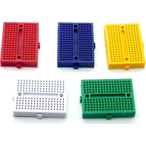 1pcs SYB-170 Mini Solderless Prototype Experiment Test Breadboard 170 Tie-points 35*47*8.5mm