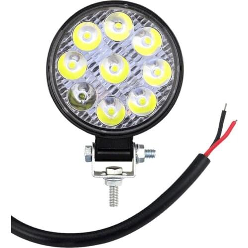 12V 24V Car LED Spot Beam White Work Lights MINI 27W Working Light Bar 1XCF