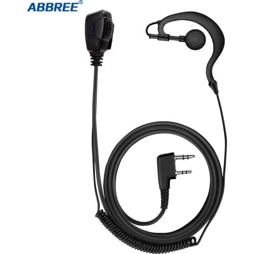 ABBREE 2 Pin PTTK Typ MIC Headset Earpiece For Wouxun TYT Baofeng UV-5R BF-888S UV-S9 PLUS AR-F8 Radio Accessories