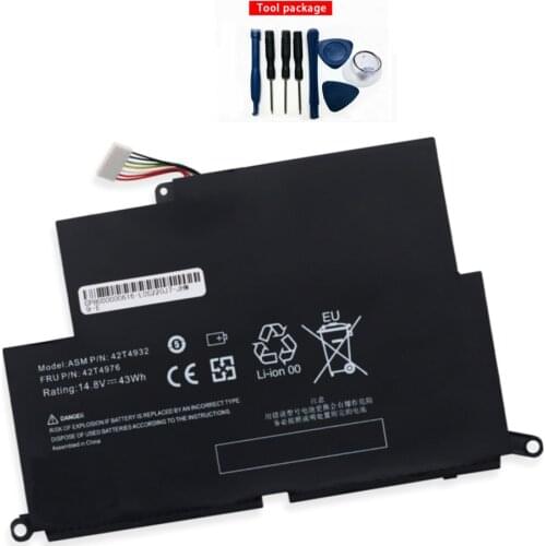 2900mah/43WH New Original size Battery For Lenovo Thinkpad E220s s220 42T4932 42T4933/35 laptop Batteries+tools