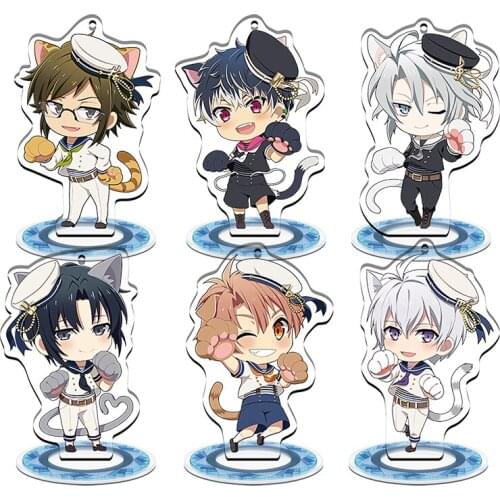 Anime IDOLiSH7 Izumi Iori TAMAKI MITSUKI Leader Acrylic Stand Figure Model Plate Display Tabletop Decor Q Version Cartoon Cute