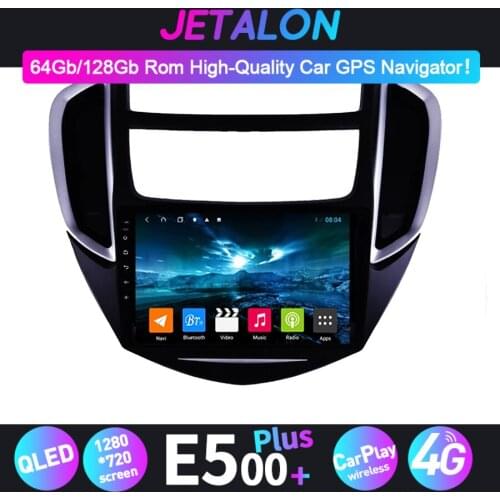 For Chevrolet TRAX 2014 Car Radio Stereo GPS Navigator 6GB Ram 128GB Rom Autoradio 2Din Android 10 Bluetooth Multimedia Player