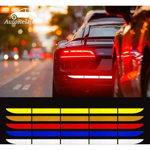 Car Reflective Strip Stickers Auto Decorations For Driving Safety For Volvo XC60 XC90 S60 V70 S80 S40 V40 V50 XC70 V60