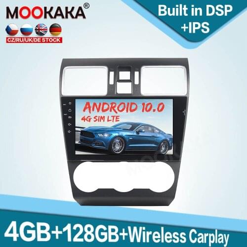 For Subaru Forester 2014-2016 Android 10.0 Multimedia Player 4GB+64GB PX6 Car GPS Navigation Auto Radio Stereo Head Unit Carplay