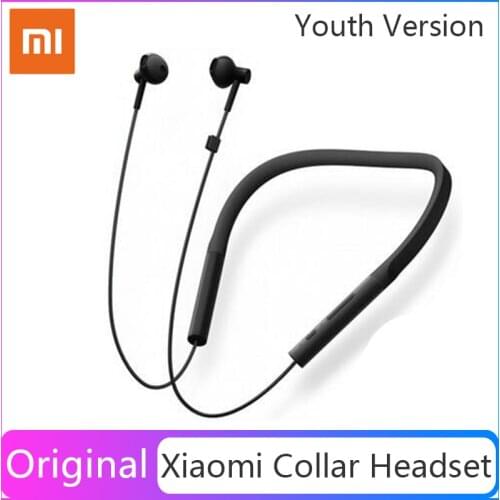 Newest Xiaomi Collar Bluetooth Headset Youth Version 2018 New Neckband Sports Earphone Fast Charge Mi Wireless Headphone D5