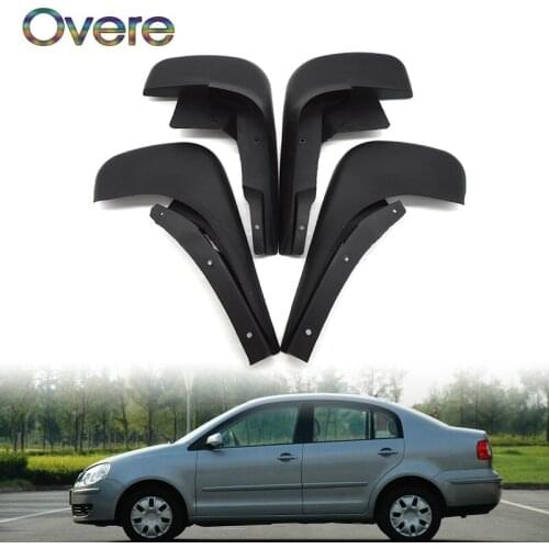 Overe Car Front Rear Mudguards For Volkswagen VW Polo Mk4 9N3 2005 2006 2007 2008 2009 Accessories Mudflap Car-styling 1Set